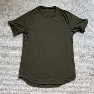Lululemon Drysense Short Sleeve t shirt dark olive Medium